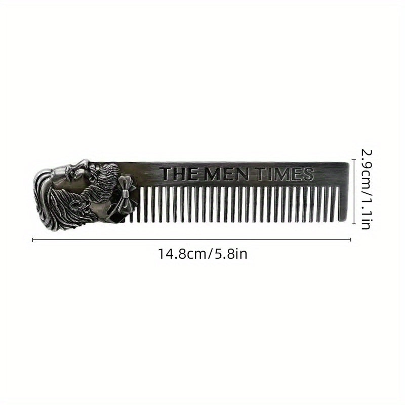 Premium Stainless Steel Beard Comb