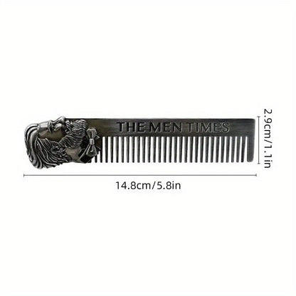 Premium Stainless Steel Beard Comb