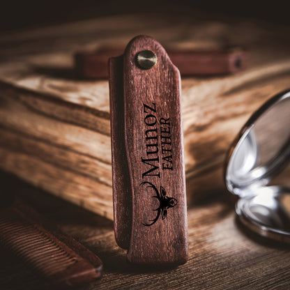 Premium Wooden Beard Comb