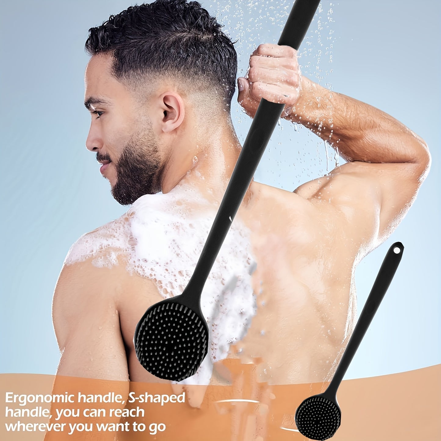 Special  double-sided bath brush