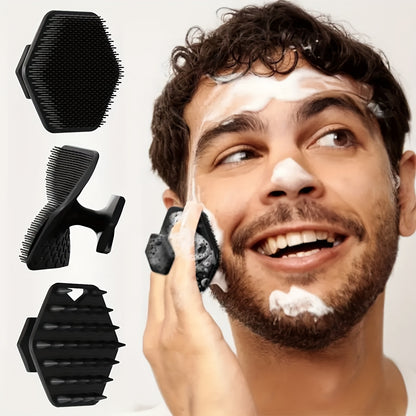 Cepillo de Silicona Portátil para Barba y Rostro